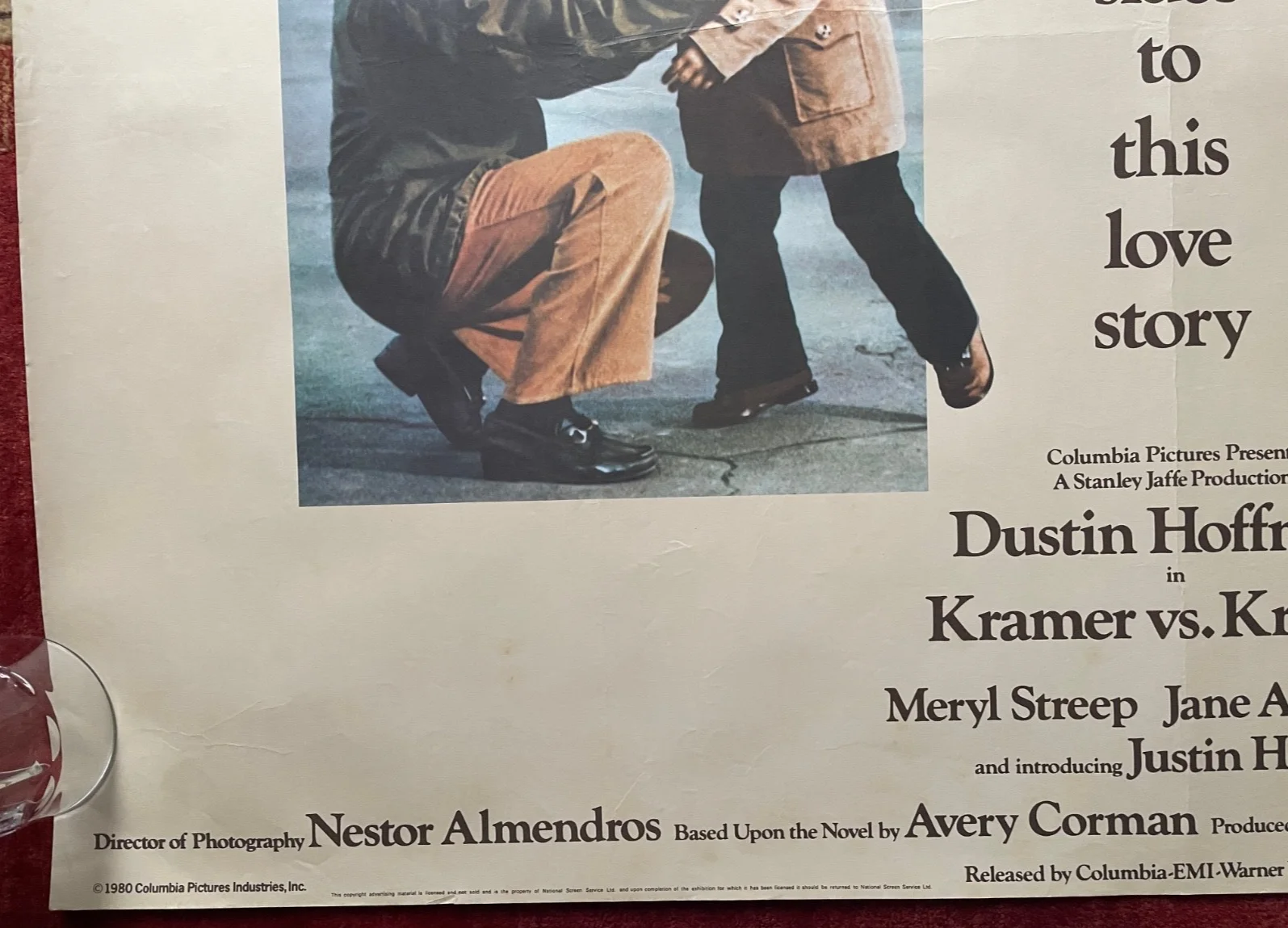 KRAMER VS KRAMER (1979) Original UK Quad Movie Film Poster Meryl Streep, изображение 4