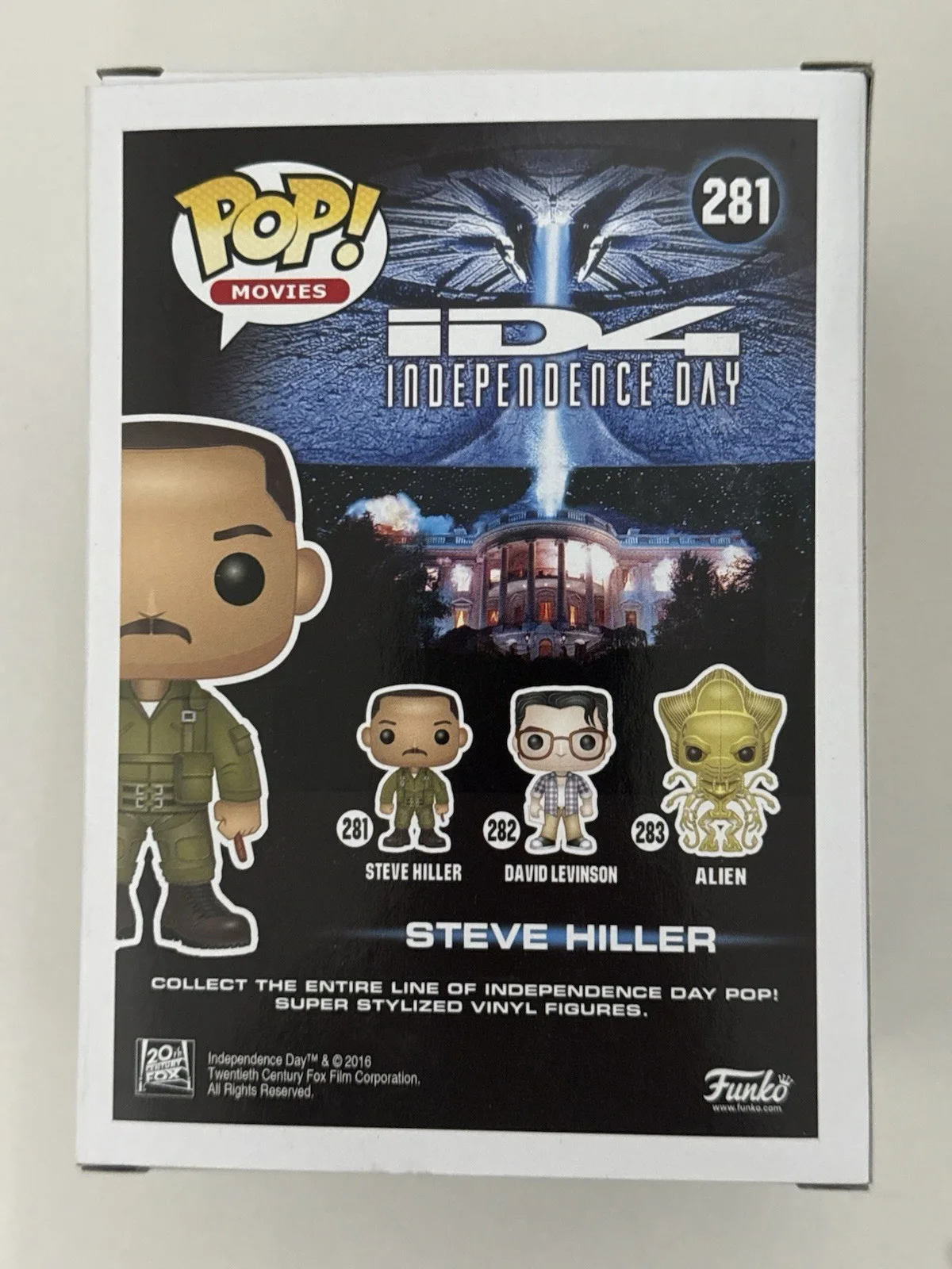 Will Smith — Will Smith Signed Steve Hiller Independence Day Funko POP #281 Beckett BAS auto, изображение 5