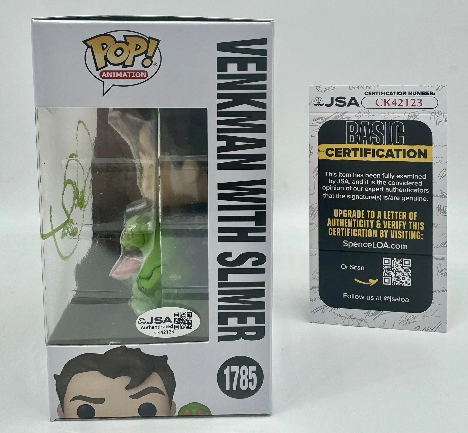 DAVE COULIER — DAVE COULIER SIGNED AUTOGRAPH "VENKMAN" THE REAL GHOSTBUSTERS FUNKO POP +JSA COA, image 3