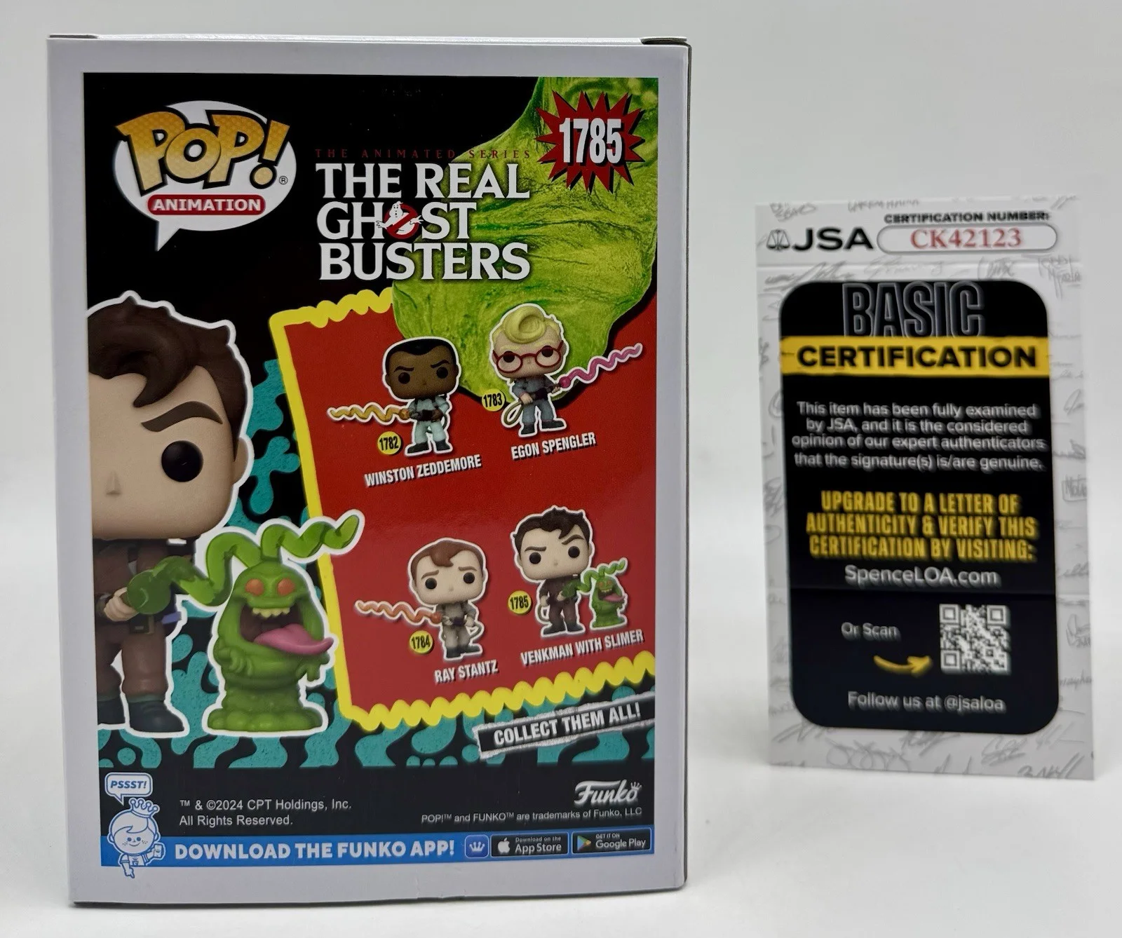 DAVE COULIER — DAVE COULIER SIGNED AUTOGRAPH "VENKMAN" THE REAL GHOSTBUSTERS FUNKO POP +JSA COA, image 4