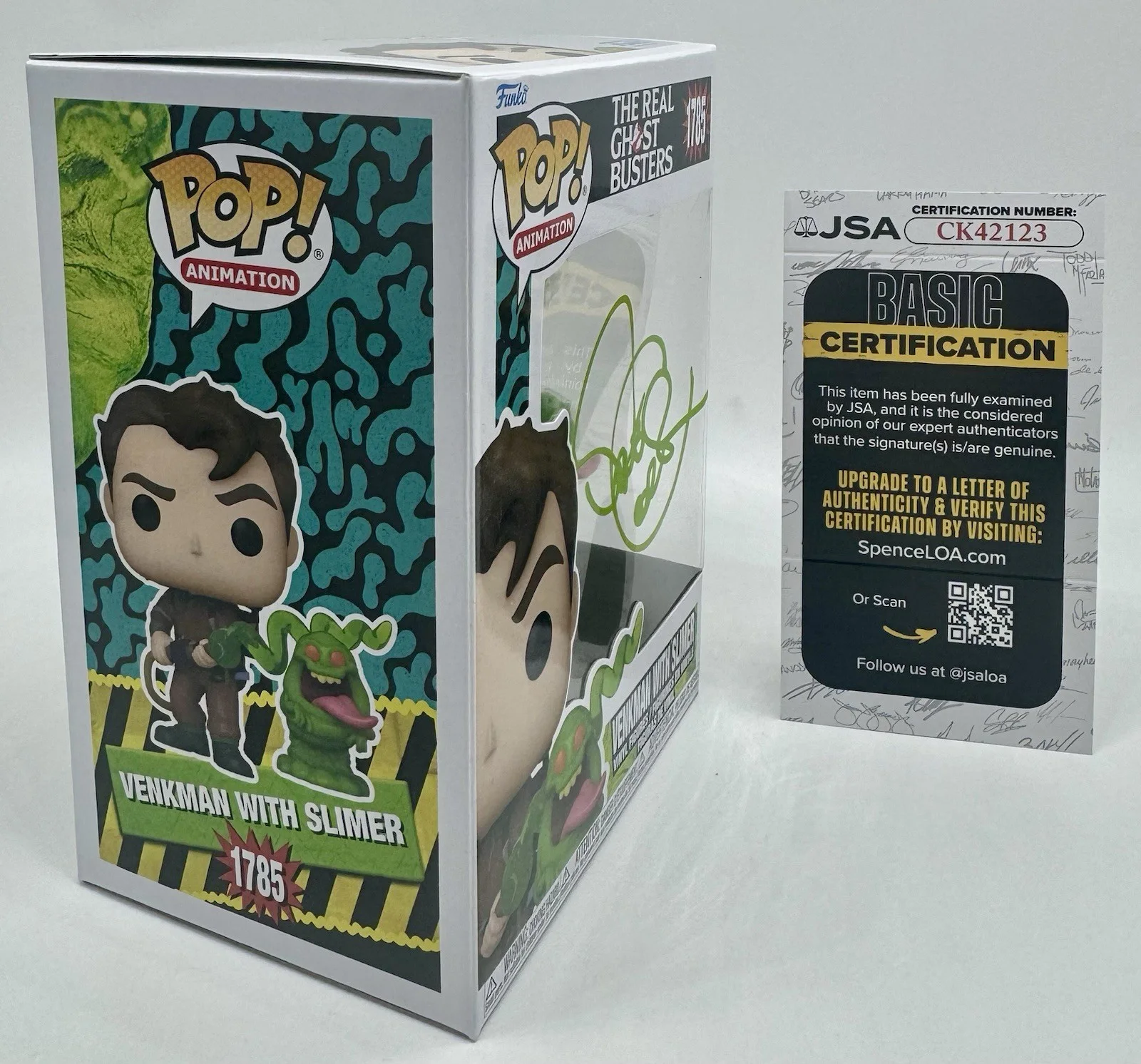 DAVE COULIER — DAVE COULIER SIGNED AUTOGRAPH "VENKMAN" THE REAL GHOSTBUSTERS FUNKO POP +JSA COA, image 5