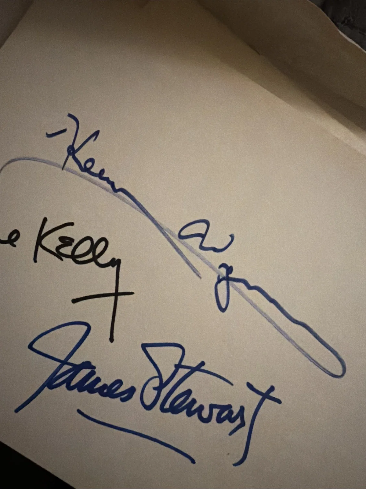 Gene Kelly, James Stewart & Keenan Wynn Signed Index Card – Hollywood Legends, изображение 4