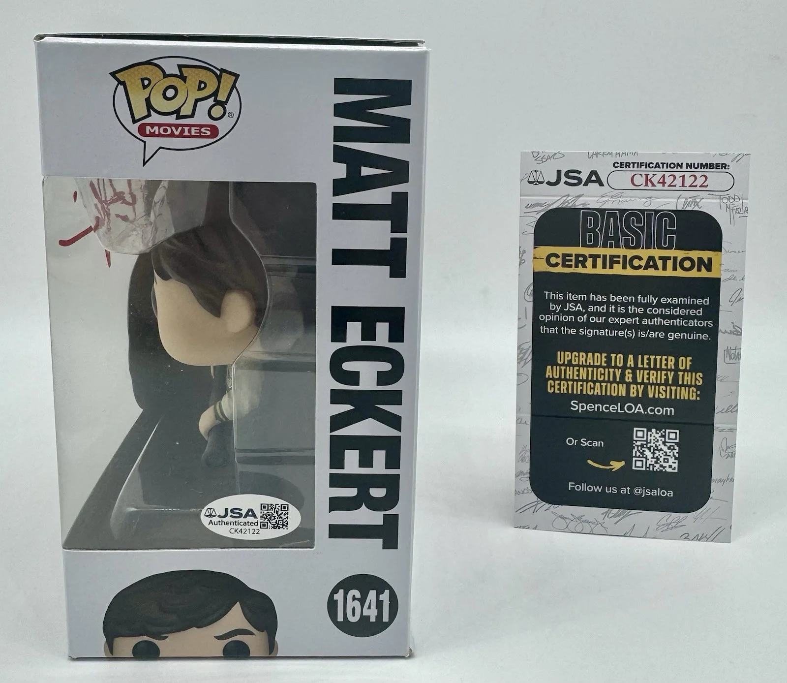 CHARLIE SHEEN — CHARLIE SHEEN SIGNED AUTOGRAPH "MATT" RED DAWN FUNKO POP + JSA COA, изображение 3