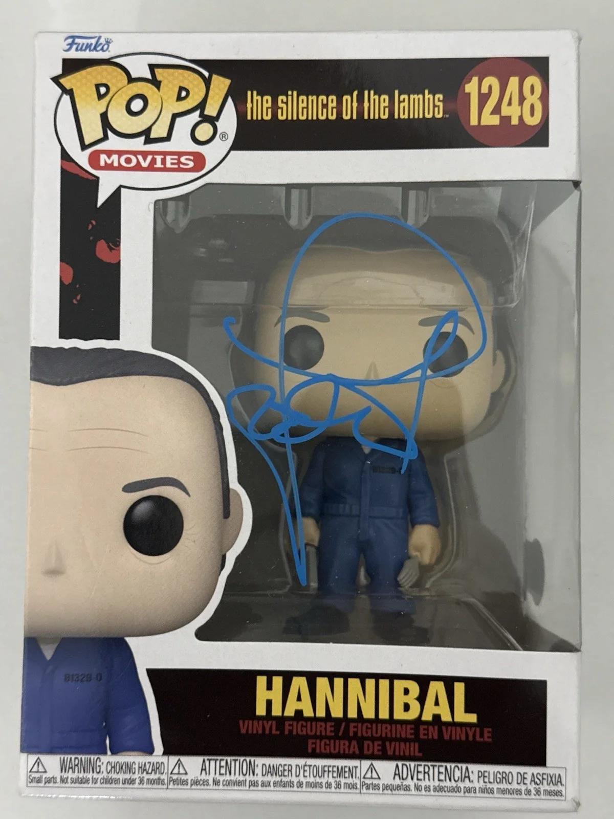 Jodie Foster — Jodie Foster Signed Silence of The Lambs Hannibal Lecter Funko Pop Beckett BAS