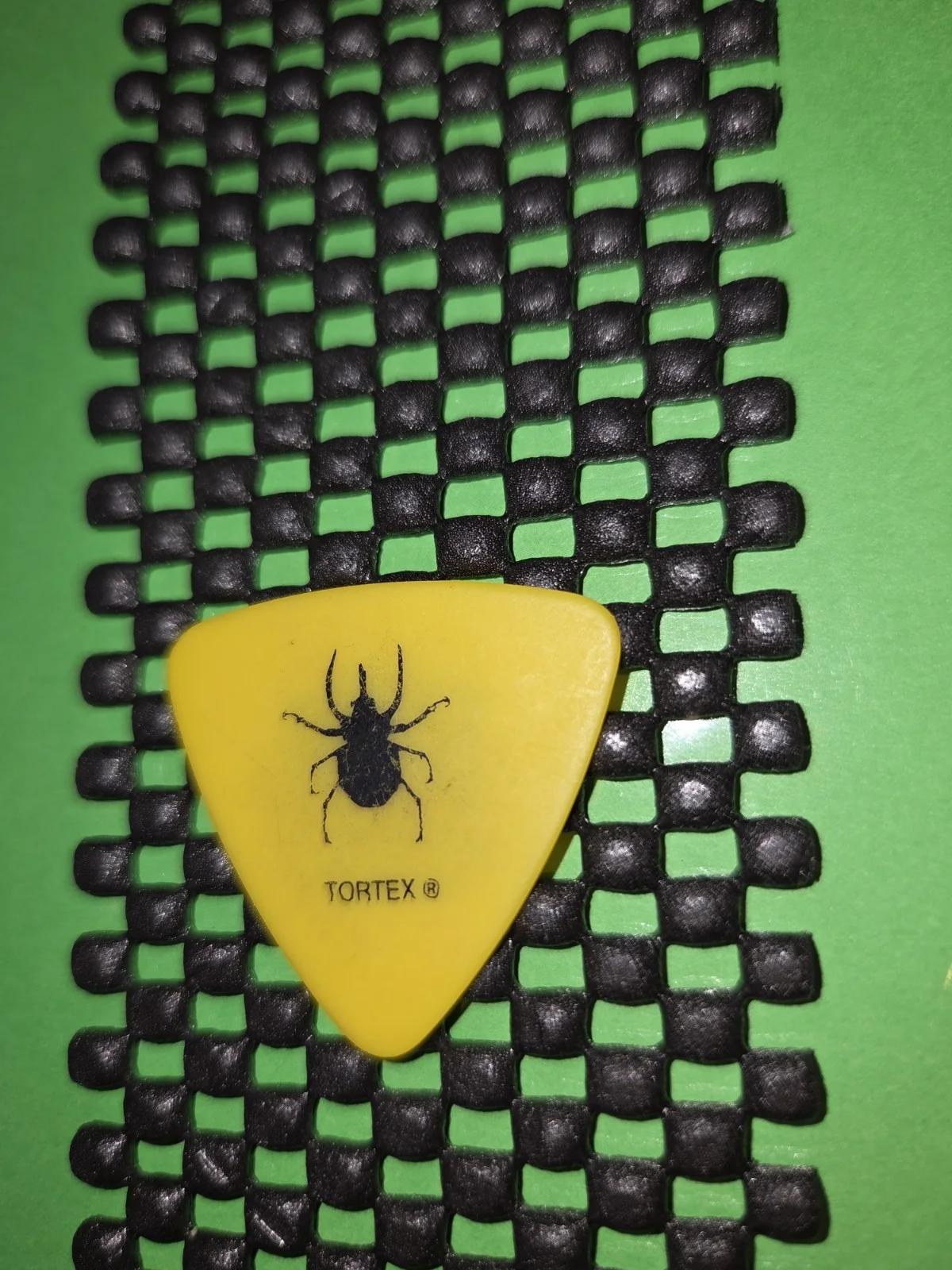 Saosin Yellow Guitar Pick Chris W/ Cat, image 2