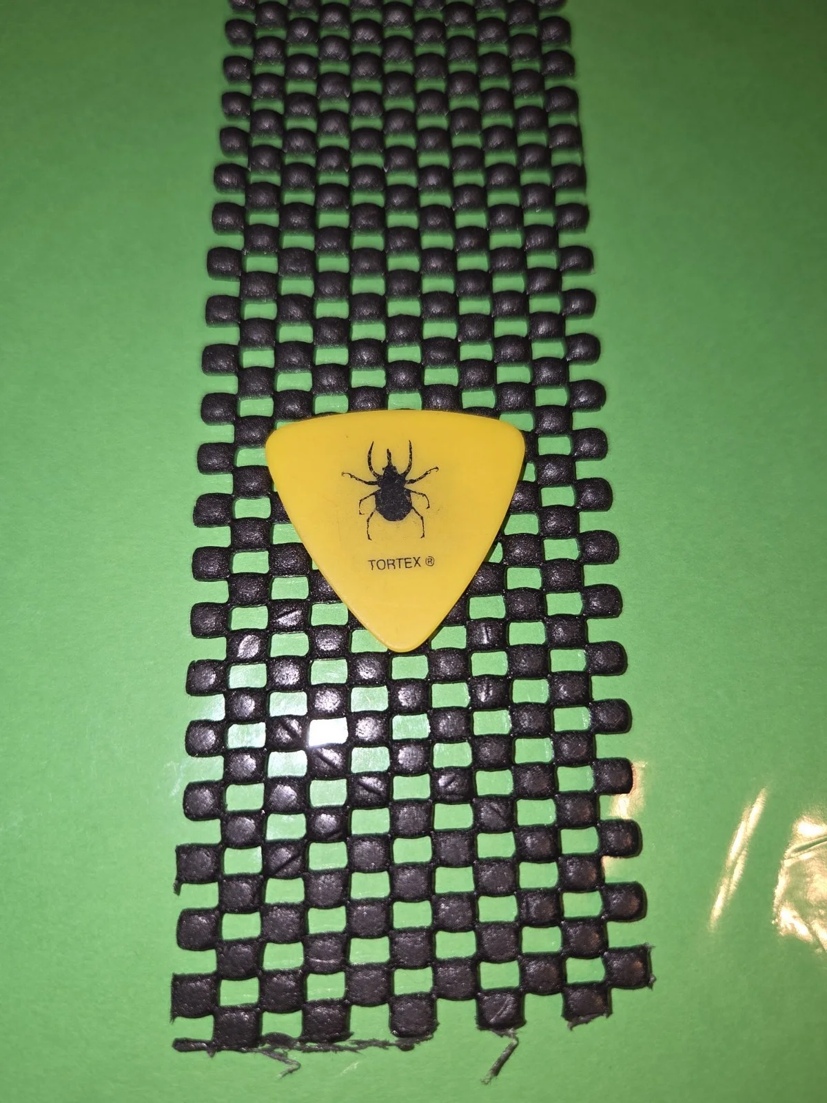 Saosin Yellow Guitar Pick Chris W/ Cat, image 3