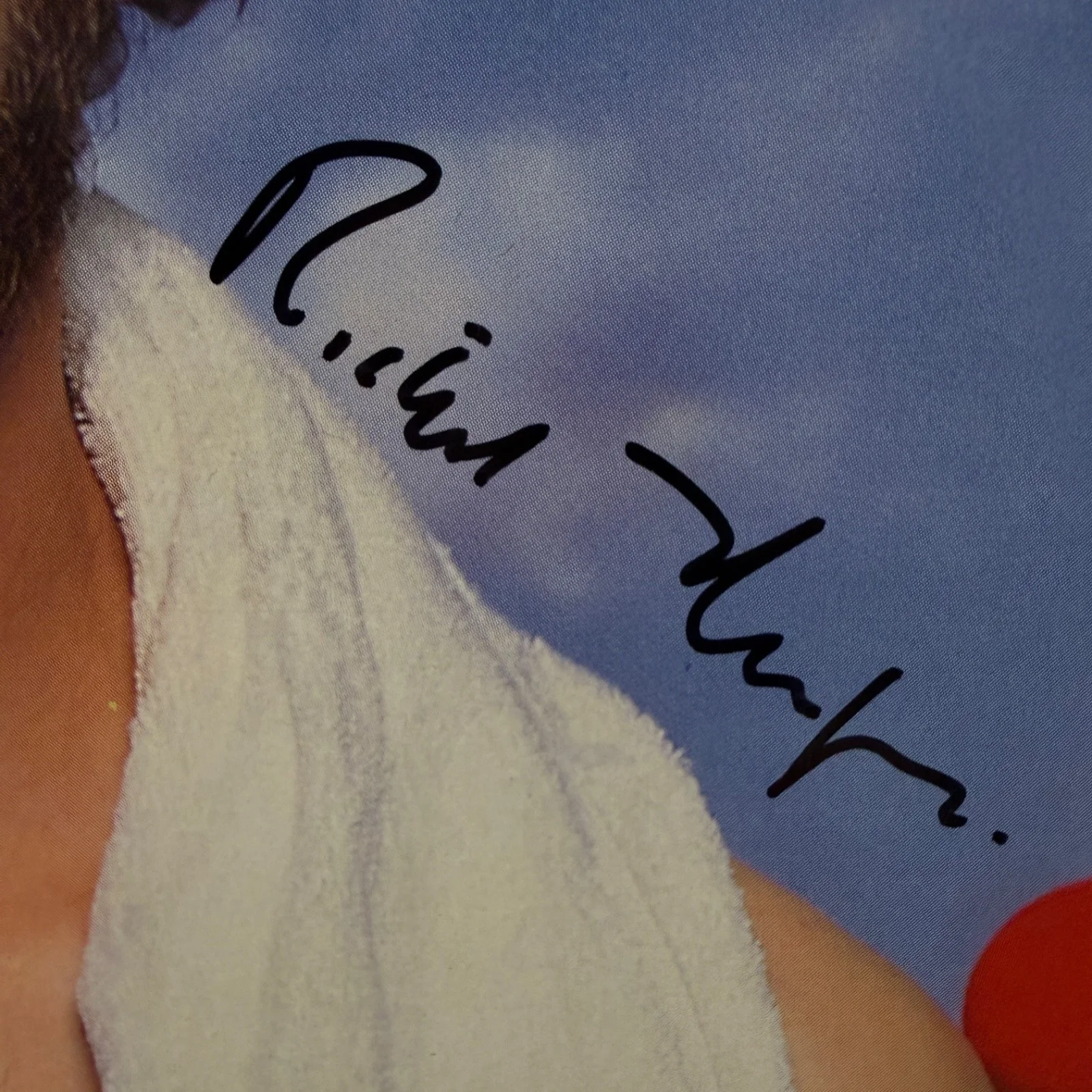 RICHARD THOMPSON "Amnesia" USA vinyl pressing AUTOGRAPHED ON BACK COVER! NM/VG++, image 3
