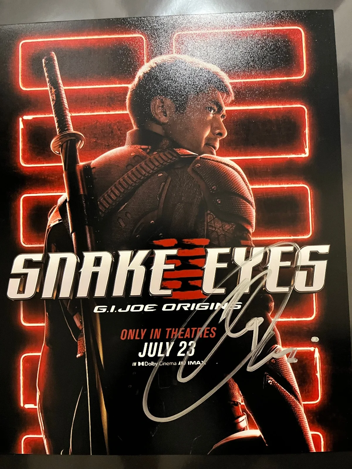 Henry Golding — Henry Golding Signed 8x10 Photo Snake Eyes CRAZY RICH ASIANS