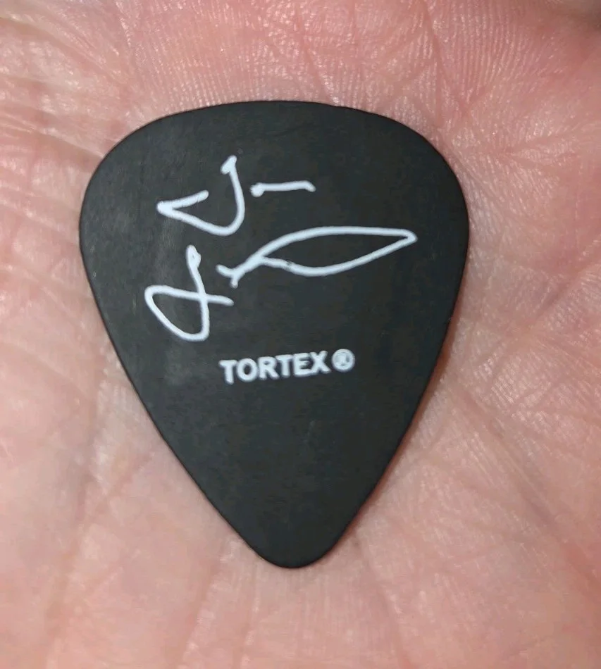 Jimmy Eat World Tom Linton Signed Guitar Pick 2003 Bleed American Tour, image 2