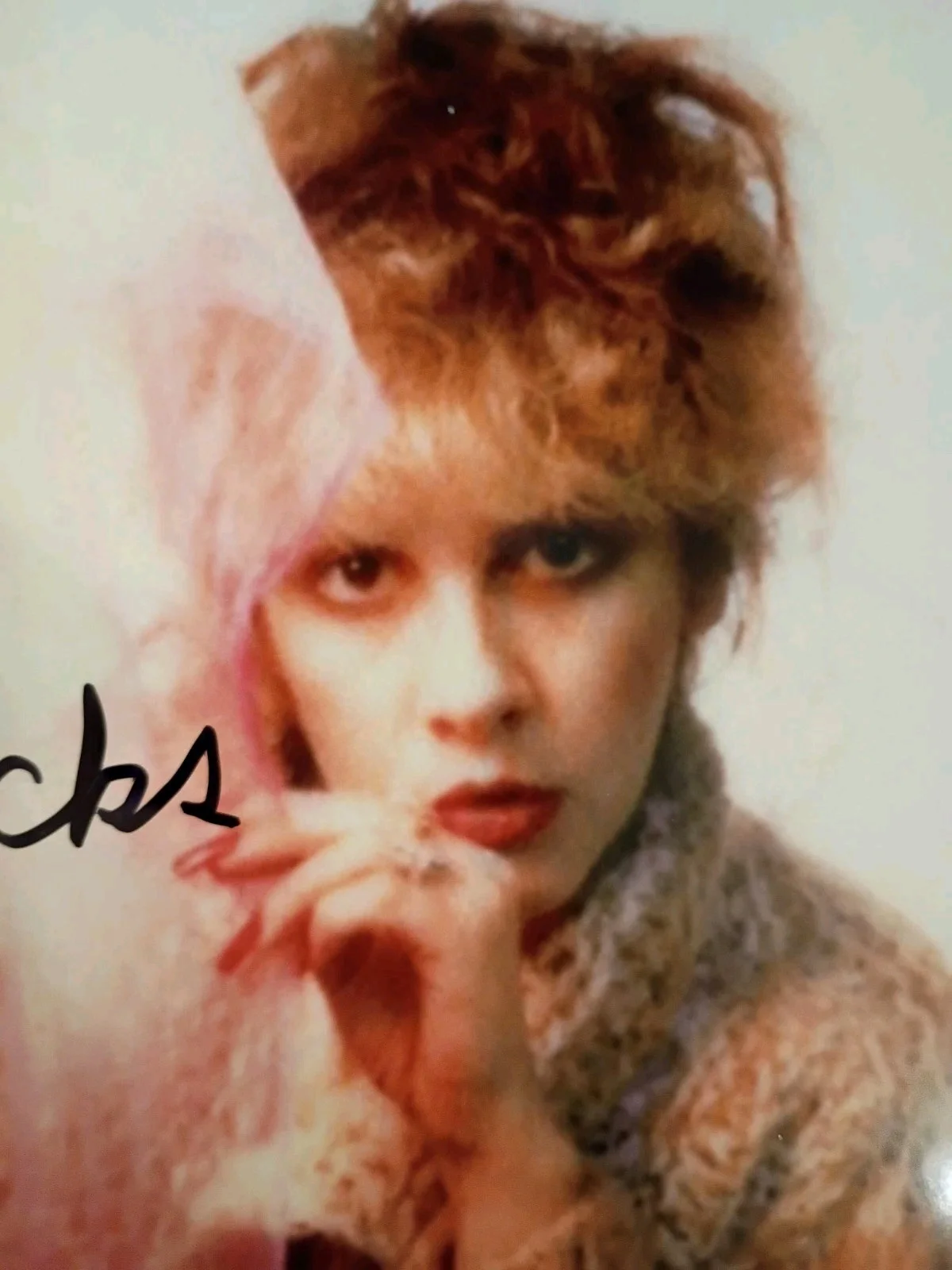 Stevie Nicks Signed Fleetwood Mac 8x10 Photo w/COA & Matching Numbered Sticker, image 2