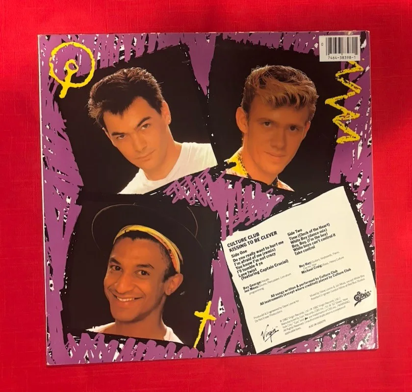 Boy George CULTURE CLUB Kissing To Be Clever Vinyl Album Cover Autographed JSA, изображение 2