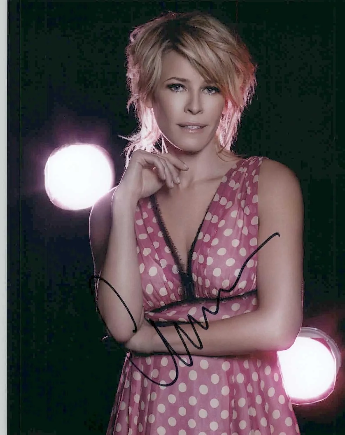 Chelsea Handler — Chelsea Handler Signed Autographed Color Glossy 8x10 Photo