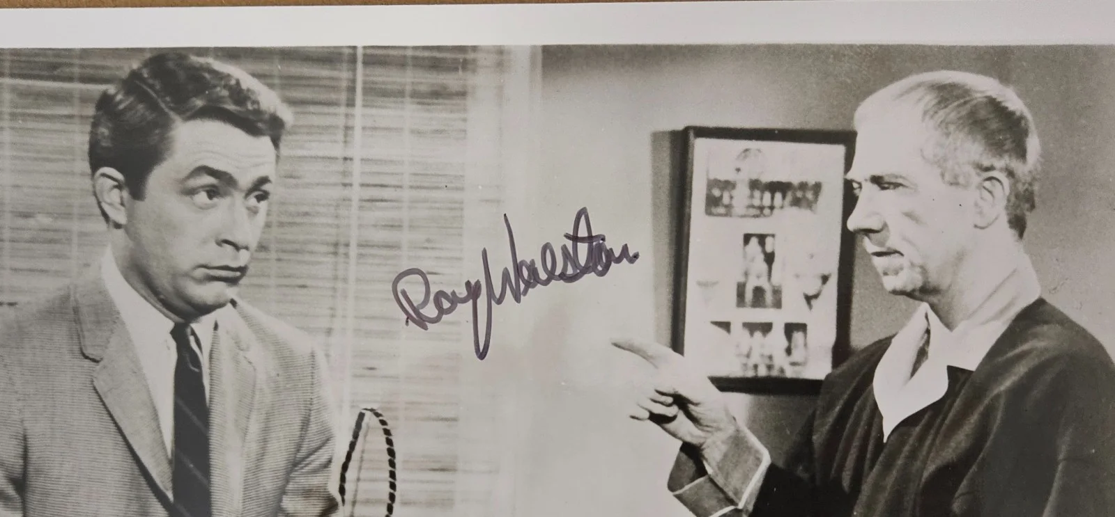 Ray Walston — RAY WALSON (1914-2001) (FAVORITE MARTIAN~TWO HAND-SIGNED) AUTOGRAPH PHOTO~PSA~, изображение 3
