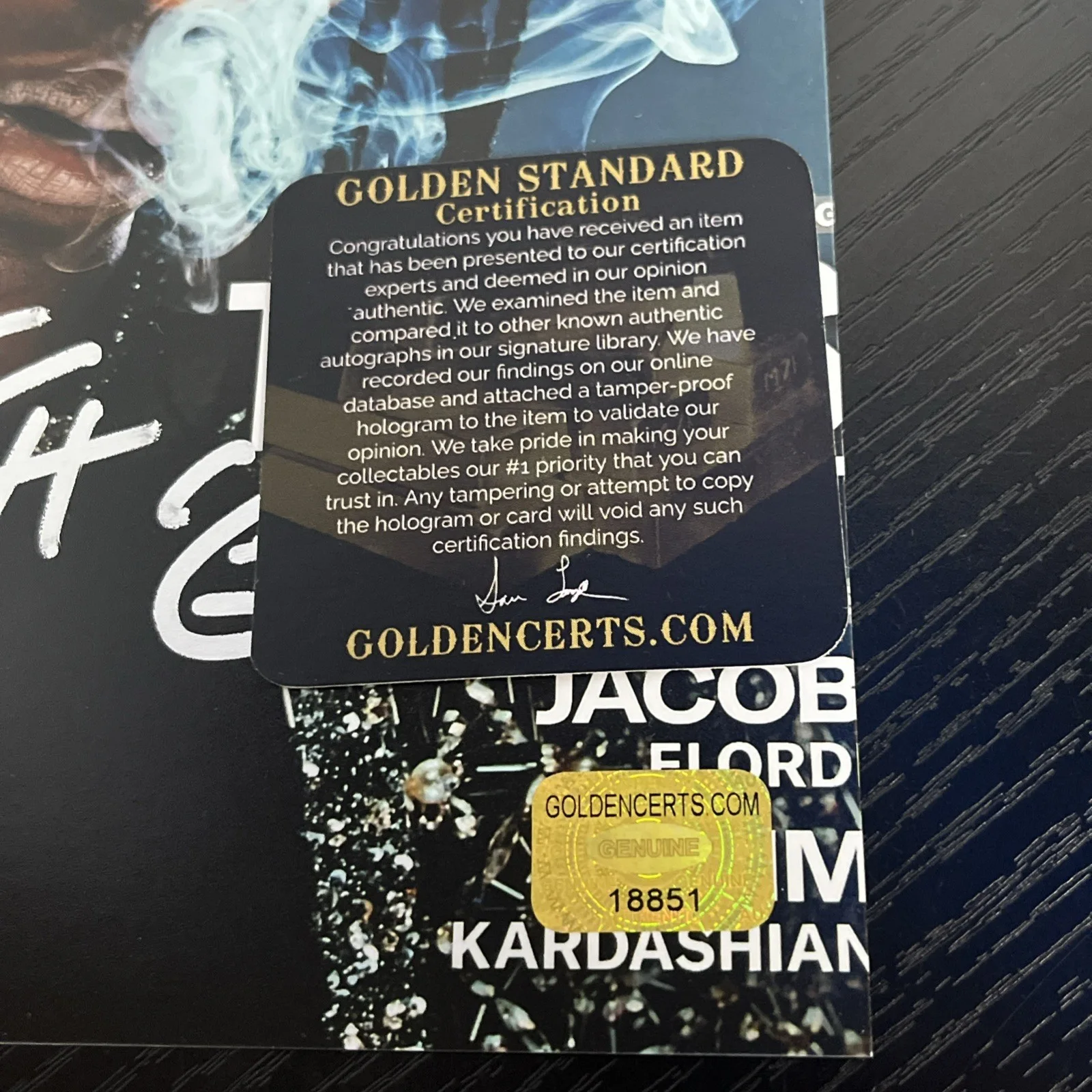CHRIS EVANS — TRAVIS SCOTT RAPPER HAND SIGNED AUTOGRAPHED 8X10 PHOTO RAP GQ COVER PICTURE COA, изображение 3