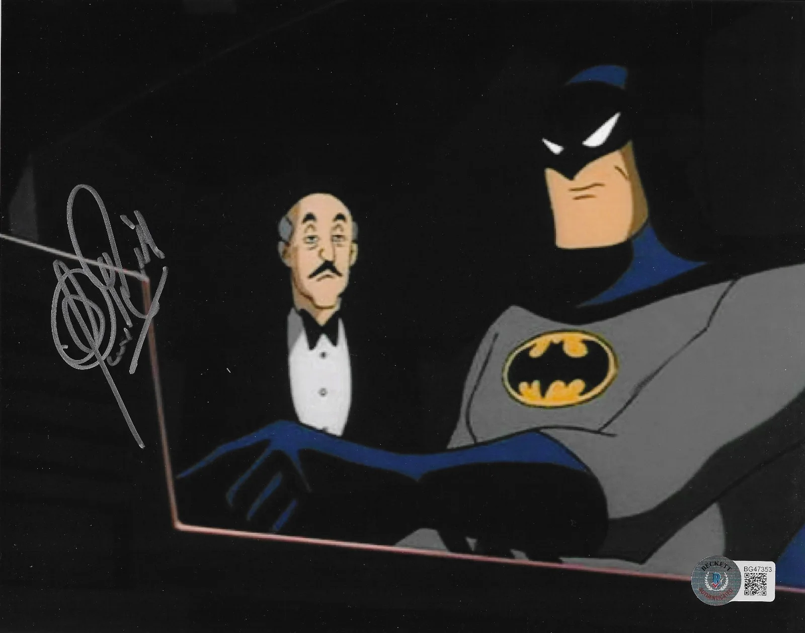 Clive Revill — Clive Reville Signed 8x10 Photo BAS Autographed Batman: The Animated Series 53