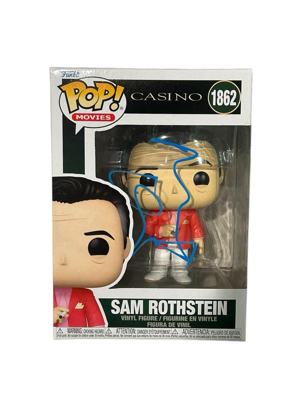 Robert De Niro — Robert De Niro Signed Autographed Funko Pop 1862 Casino Sam Rothstein BAS COA, image 2