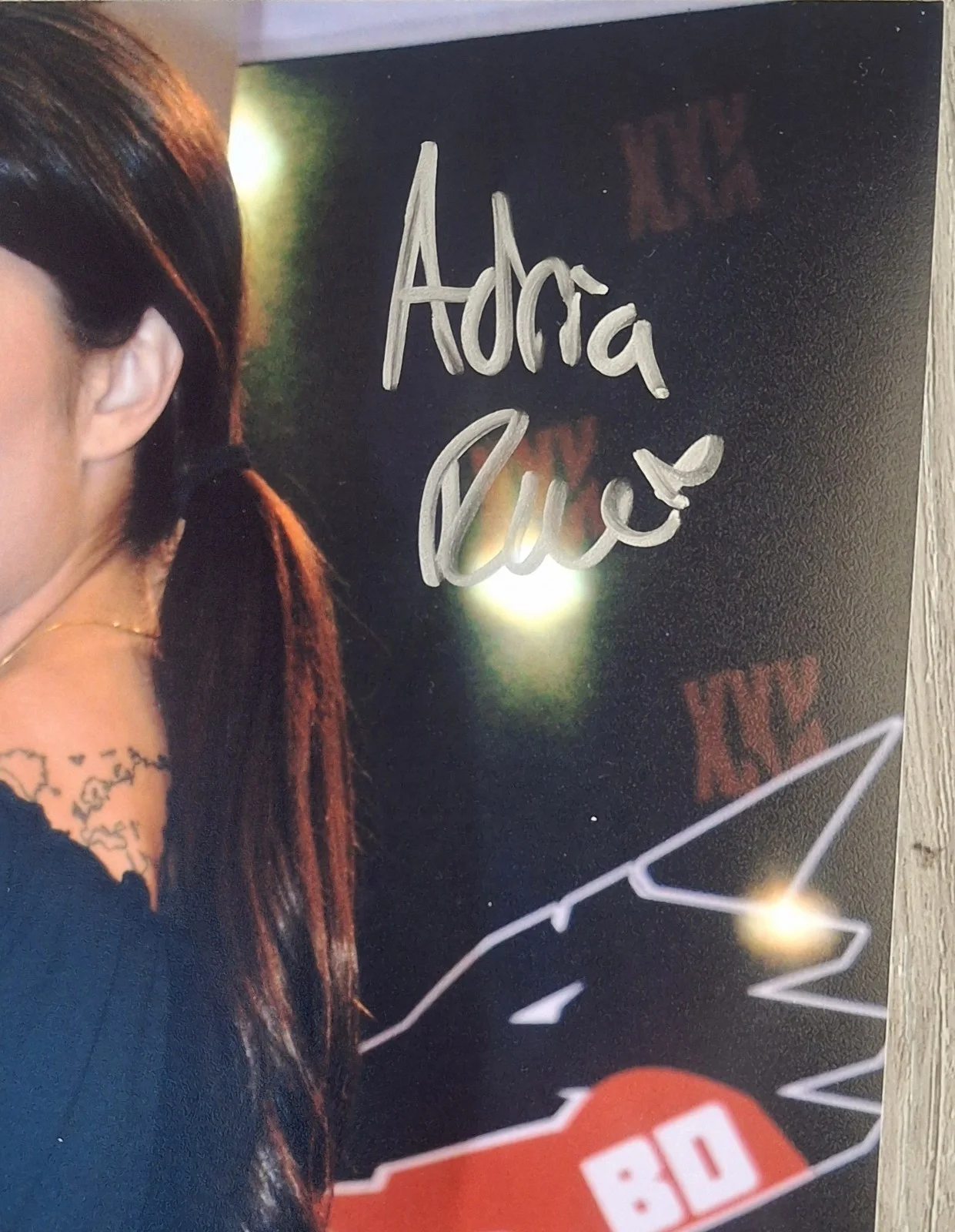 Adria RAE Signed 8x12" Original PHOTO #9 - Bootyful, image 2