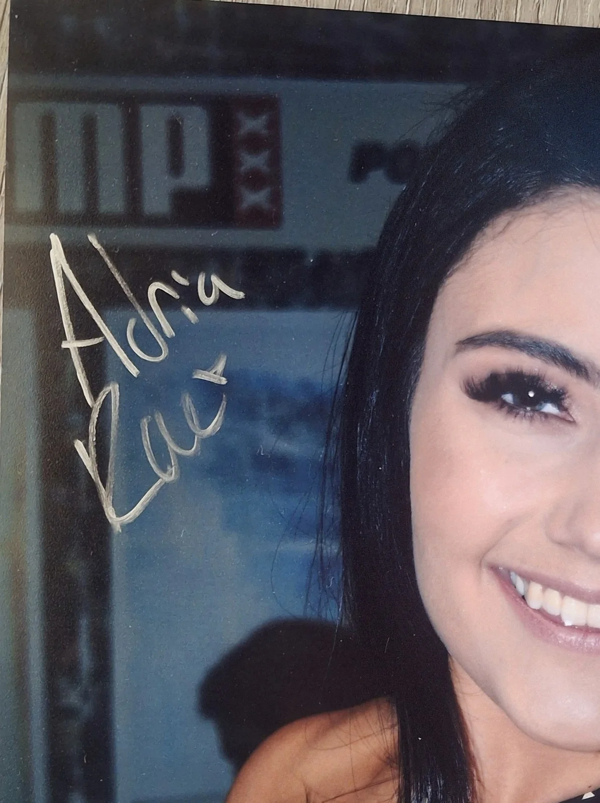 Adria RAE Signed 8x12" Original PHOTO #8 - Closeup, image 2