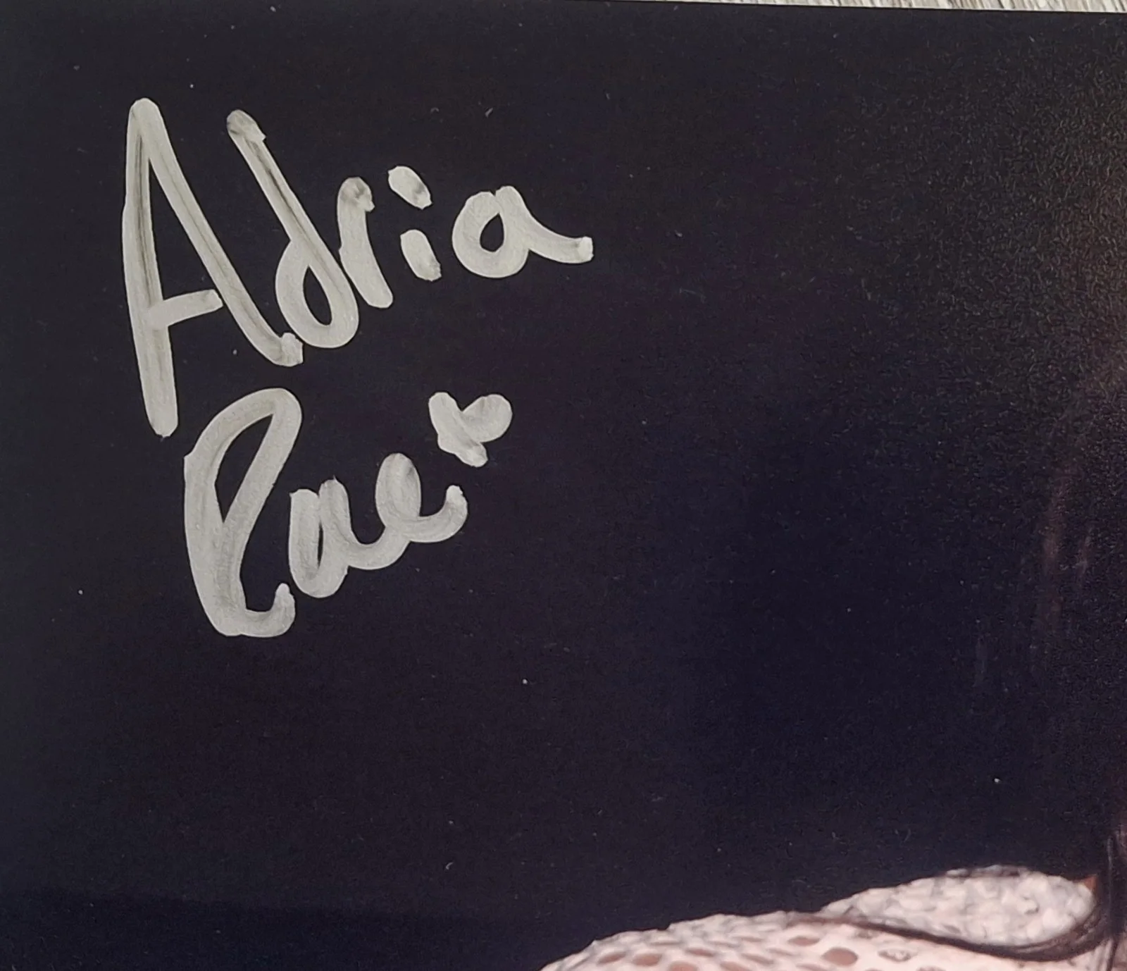 Adria RAE Signed 8x12" Original PHOTO #3 - Pink Headband, изображение 2