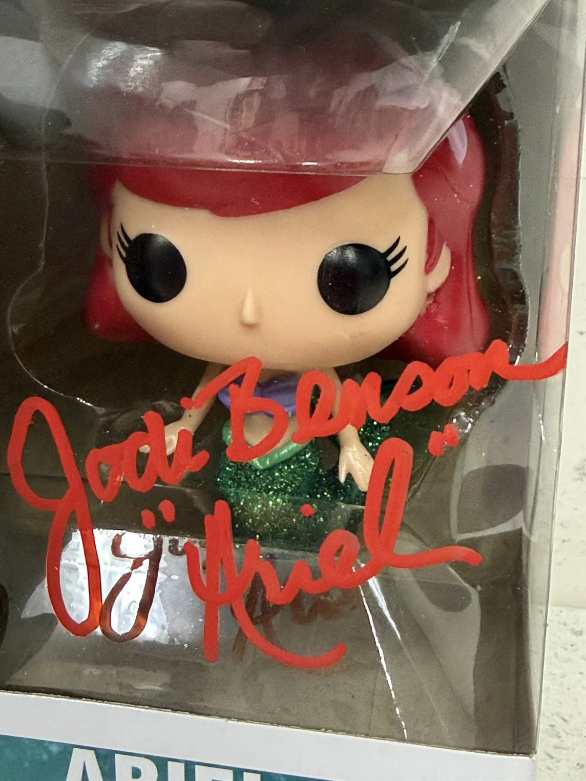 Jodi Benson — The Little Mermaid Ariel Funko Pop! #27 signed by Jodi Benson COA JSA, image 2