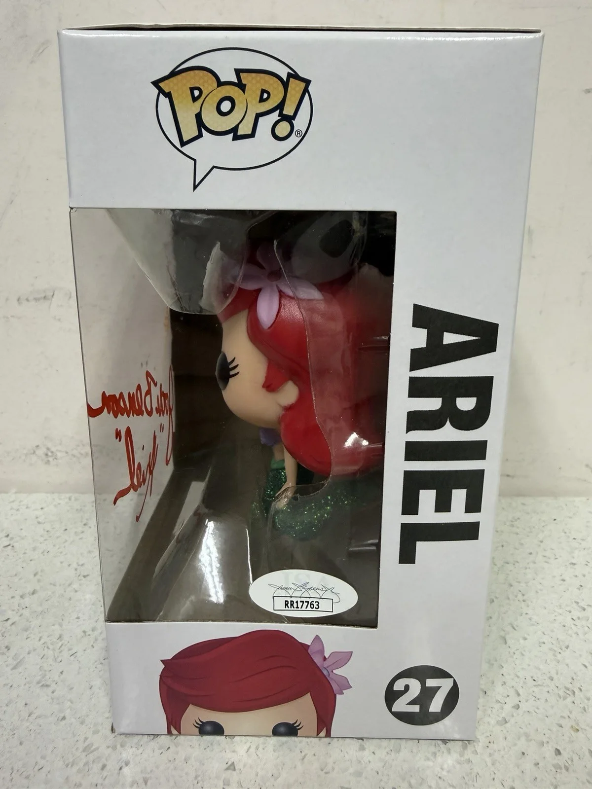 Jodi Benson — The Little Mermaid Ariel Funko Pop! #27 signed by Jodi Benson COA JSA, image 3