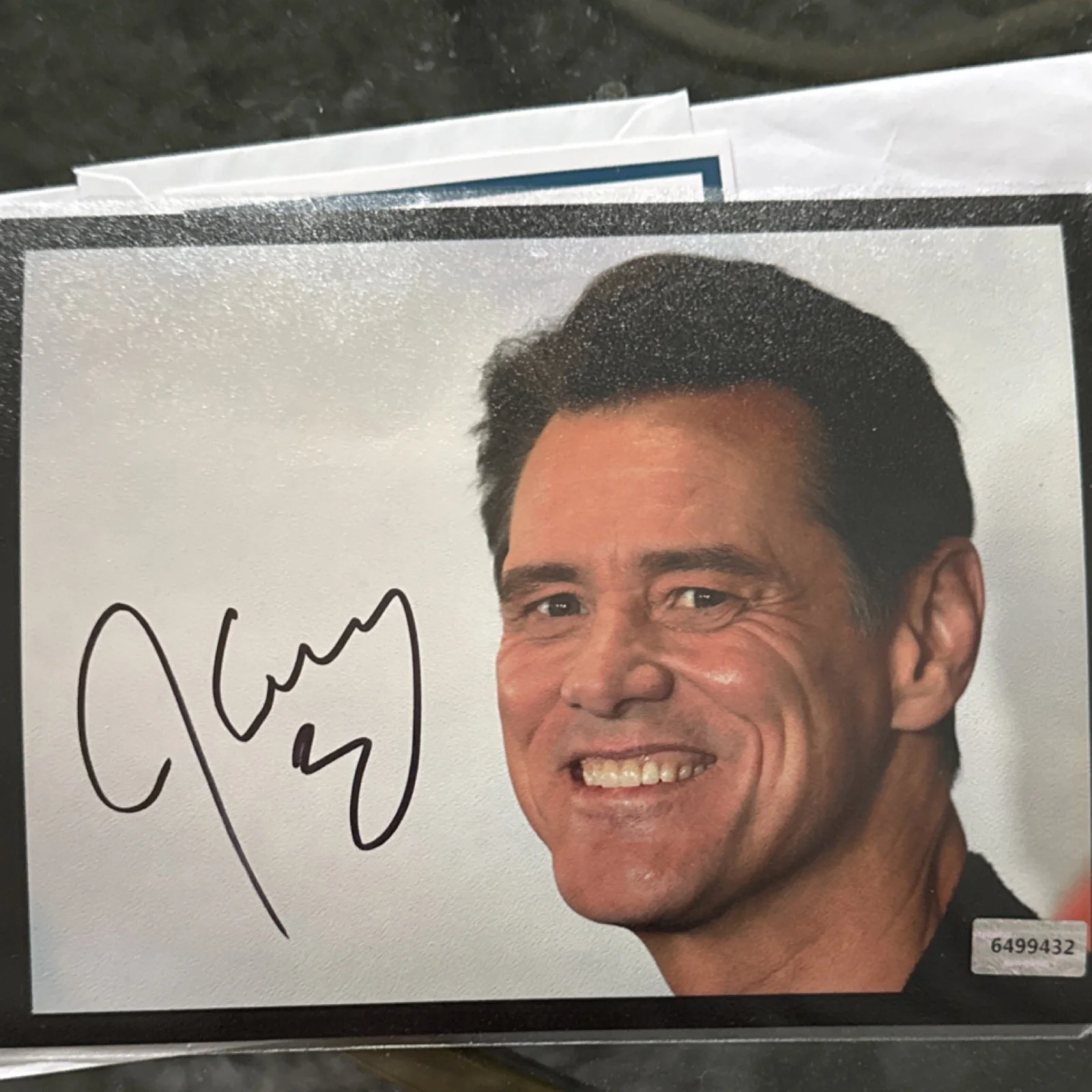 Jim Carrey — Jim Carrey Autographed Original Movies Photograph GCOA Authentication Certified