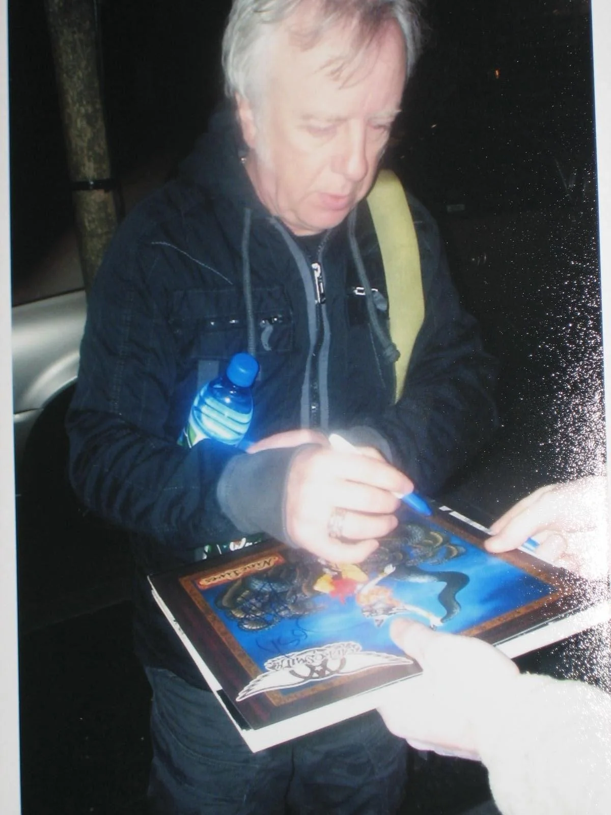 Aerosmith Brad Whitford Signed "Greatest Hits" Lp Cd Custom Graphics Guitar, image 5