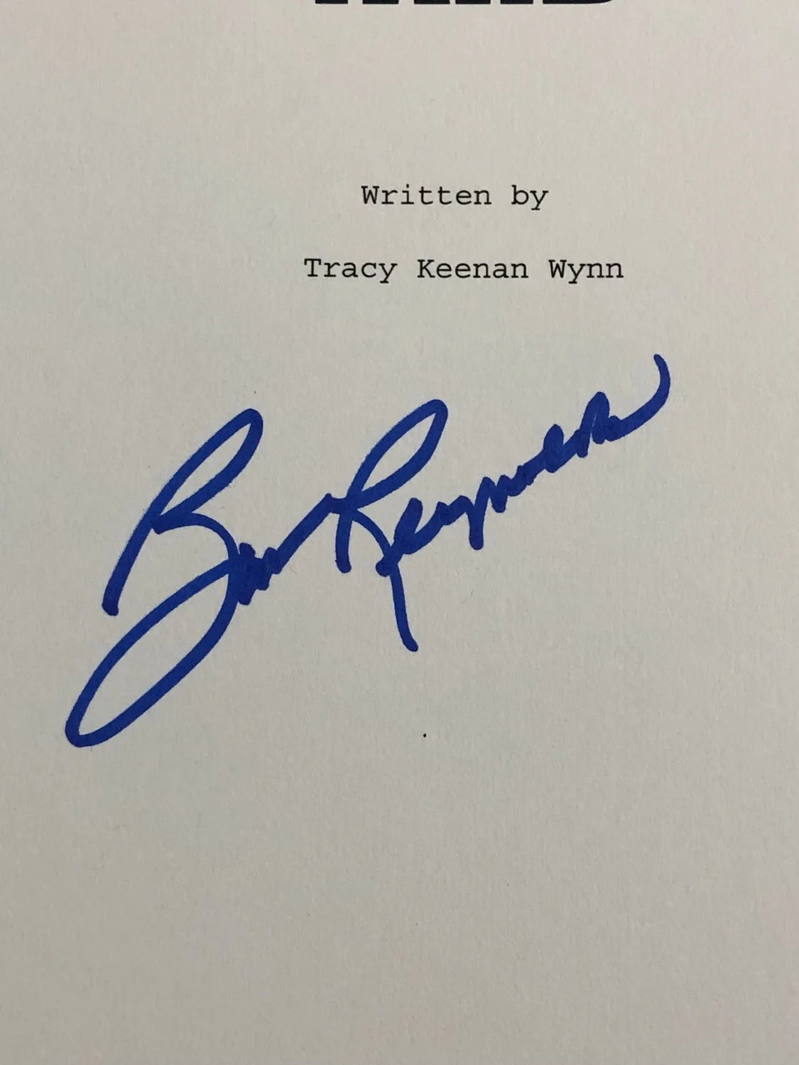 Burt Reynolds Signed The Longest Yard Script, изображение 2