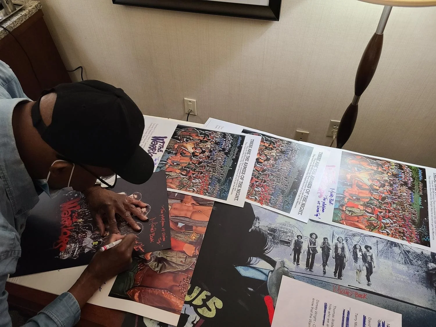 The Warriors Cast Signed 12x18 Poster Photo Exact Proof ACOA, image 5