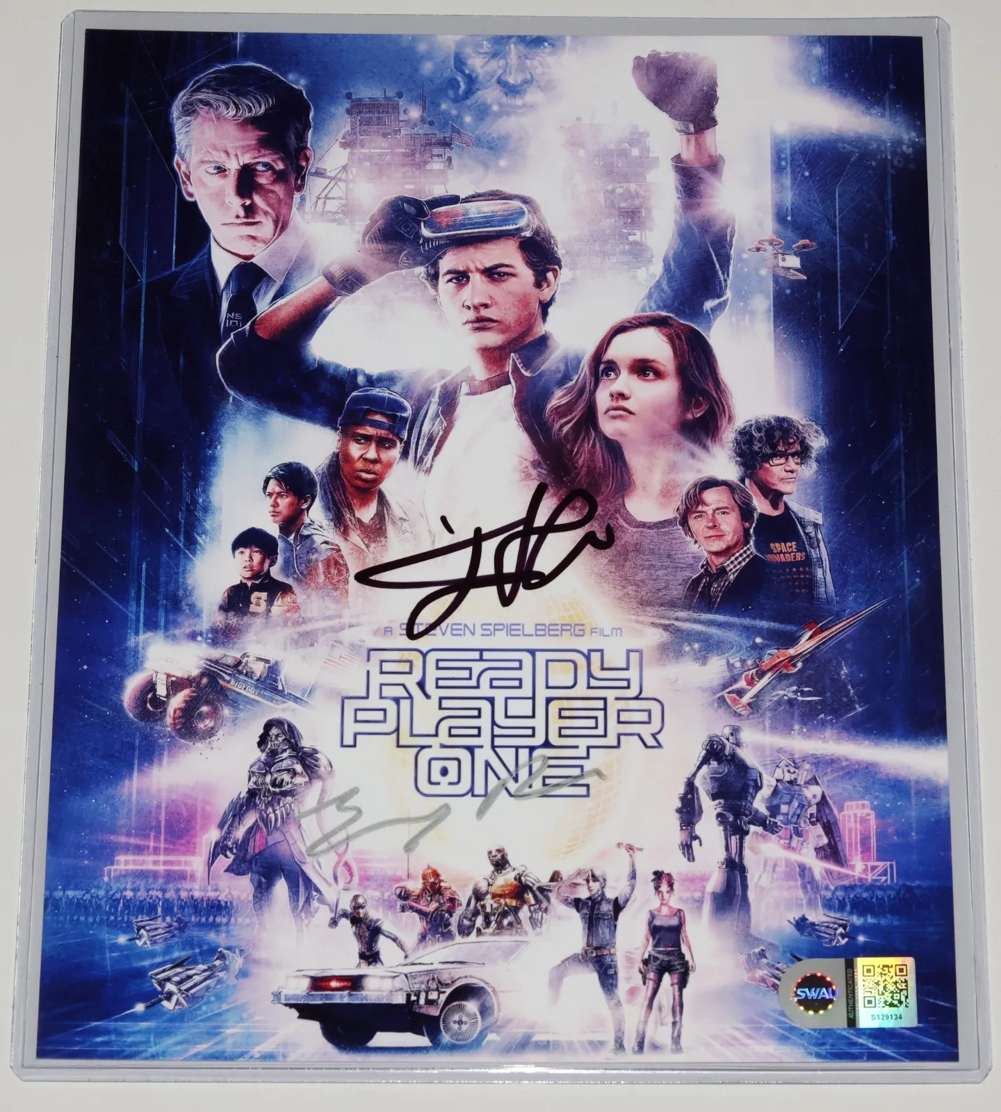 Ernest Cline — ERNEST CLINE & ZAK PENN Signed READY PLAYER ONE 8x10 PHOTO + SWAU COA autograph