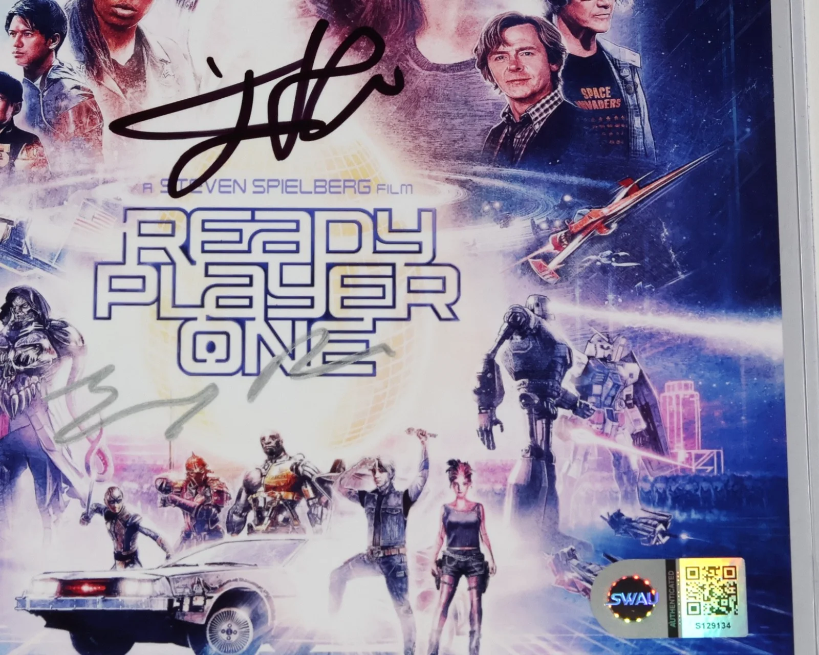 Ernest Cline — ERNEST CLINE & ZAK PENN Signed READY PLAYER ONE 8x10 PHOTO + SWAU COA autograph, изображение 2