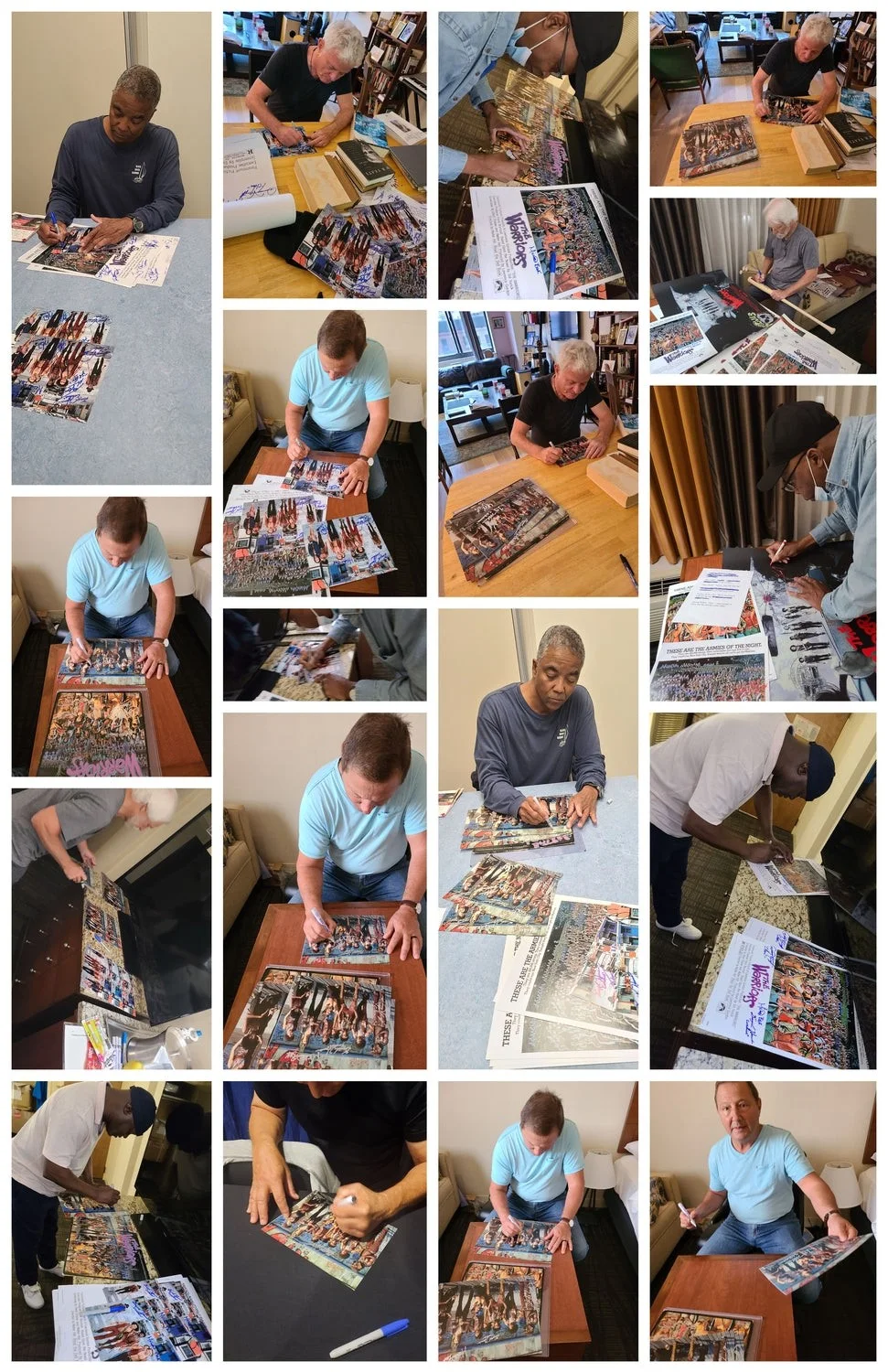 The Warriors Cast Signed 8x10 Photo Exact Proof ACOA, image 2