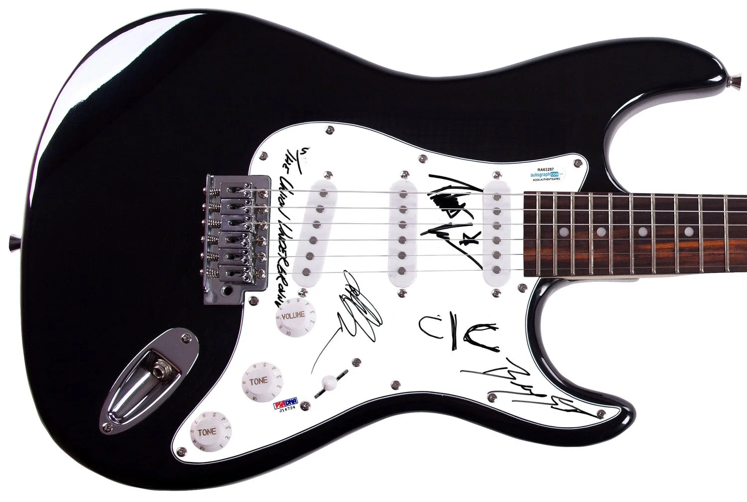 The Union Underground Signed Autographed Guitar ACOA PSA, image 2