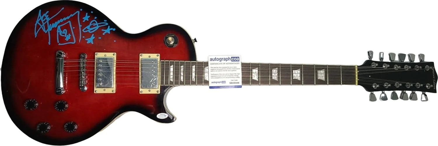 KISS Ace Frehley Signed 12-String Signature Edition Guitar w Sketch ACOA, изображение 3
