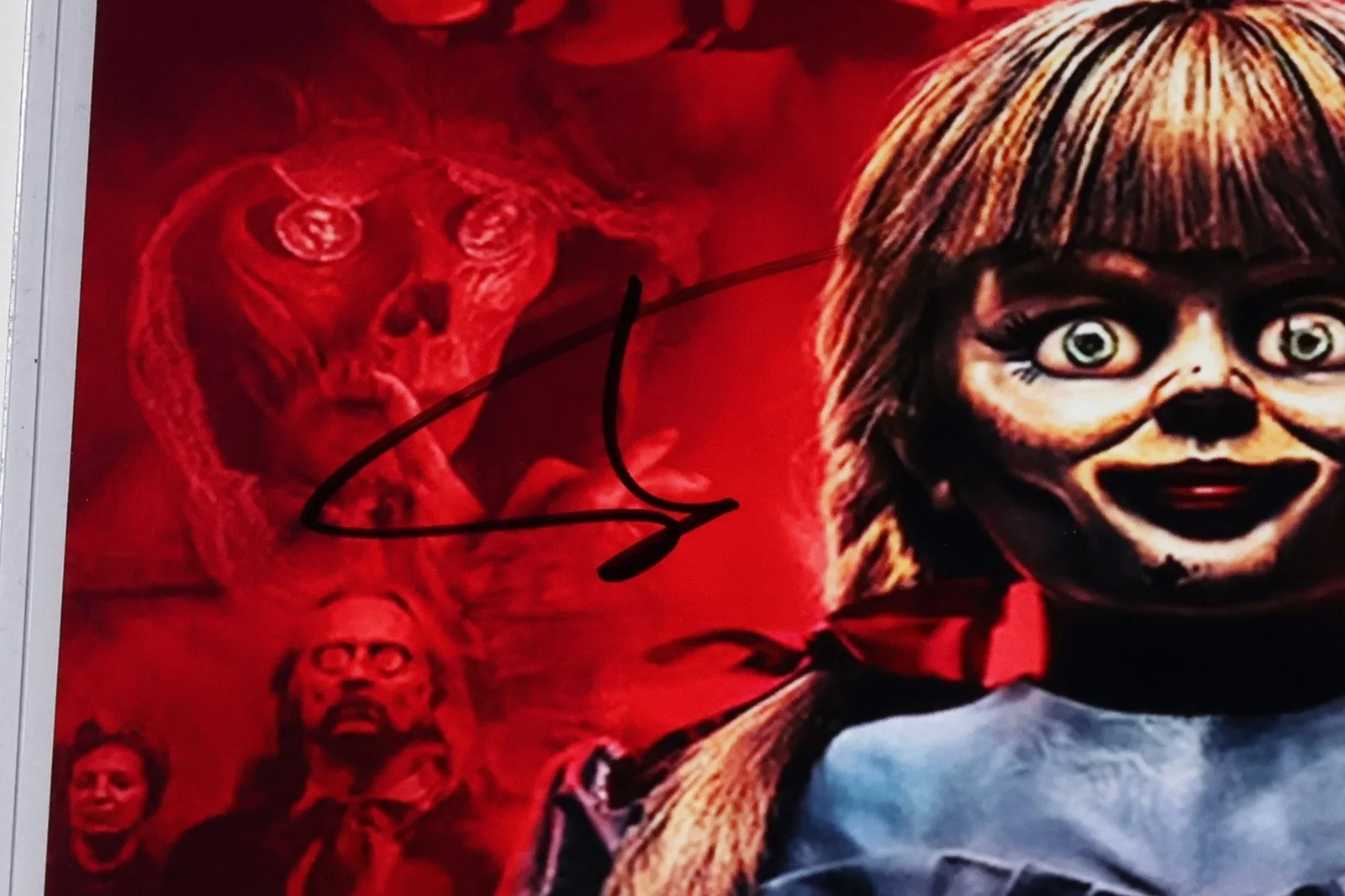 Joseph Bishara — JOSEPH BISHARA Signed ANNABELLE COMES HOME 8x10in PHOTO + SWAU COA autograph, изображение 2