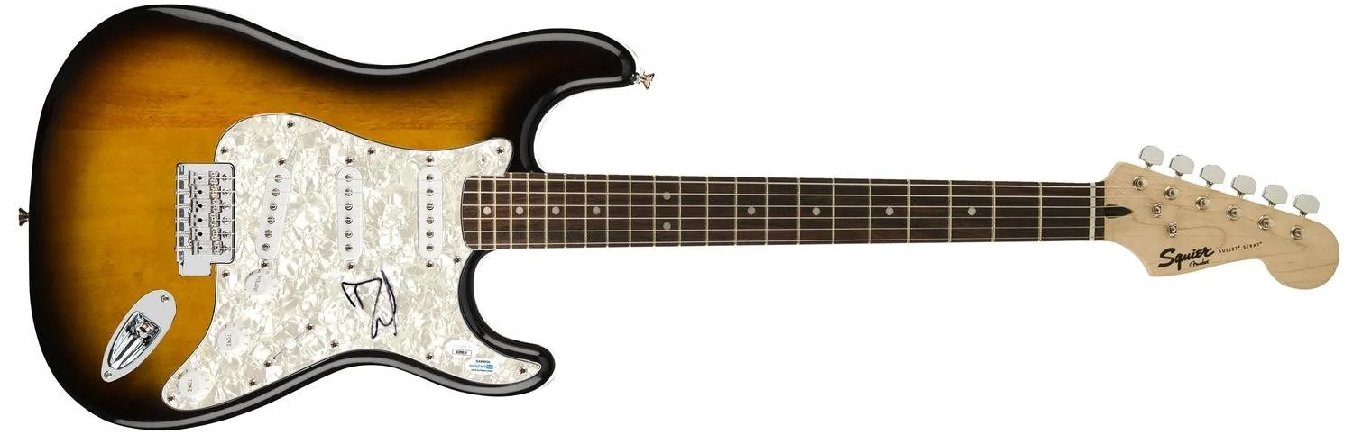 Dave Grohl Nirvana Foo Fighters Signed Fender Sunburst Stratocaster Guitar, image 3