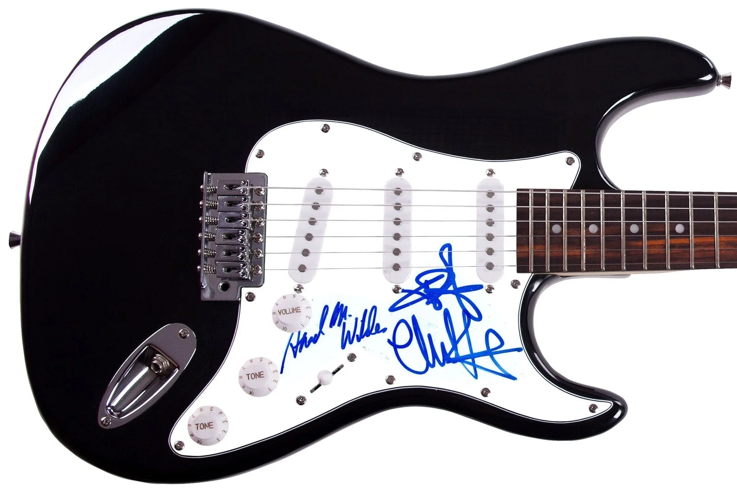 Yeasayer Signed Autographed Guitar, image 2