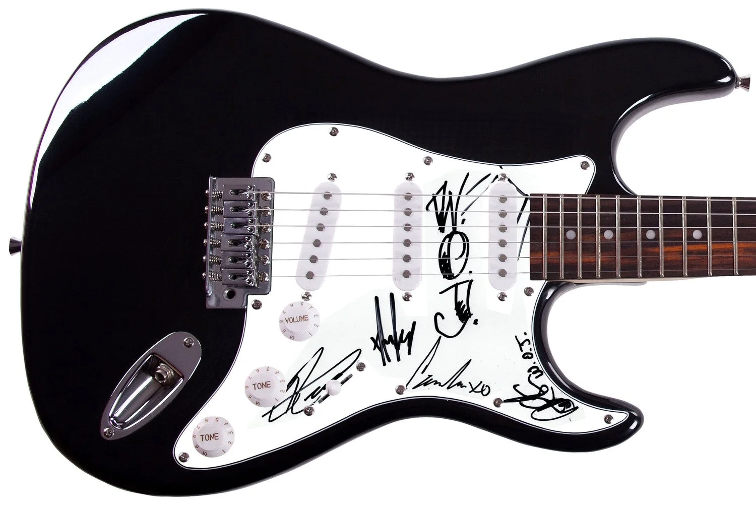 Walls Of Jericho Signed Autographed Guitar Chris Jericho WWE, image 2