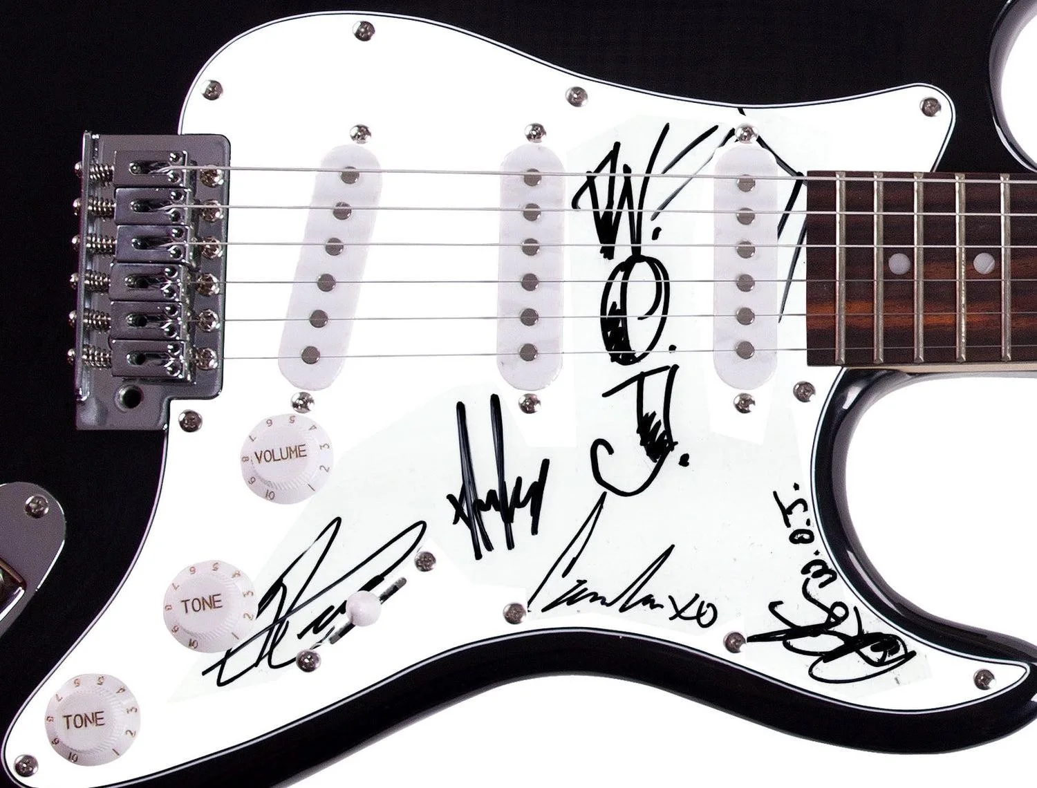 Walls Of Jericho Signed Autographed Guitar Chris Jericho WWE, image 3