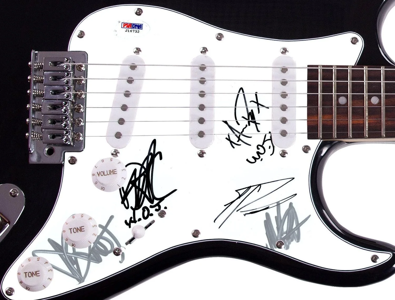 Walls Of Jericho Signed Autographed Guitar Chris Jericho WWE PSA, изображение 3