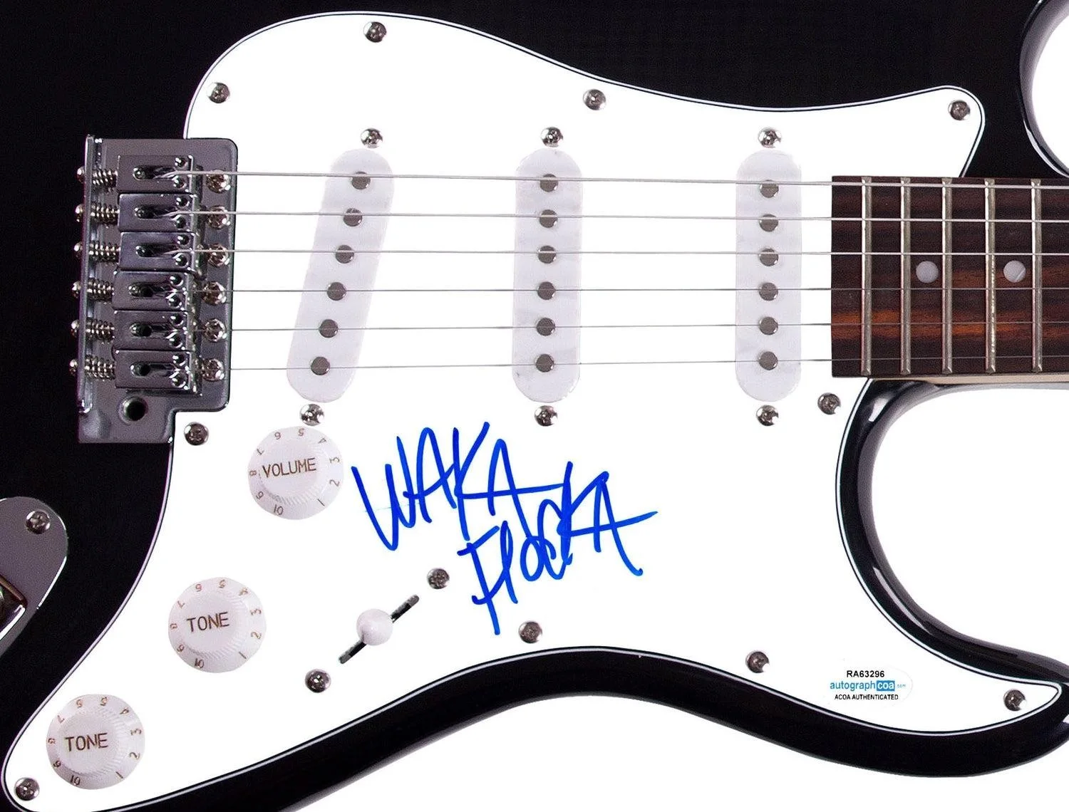 Waka Flocka Signed Autographed Guitar Rap Hip-Hop ACOA, изображение 3