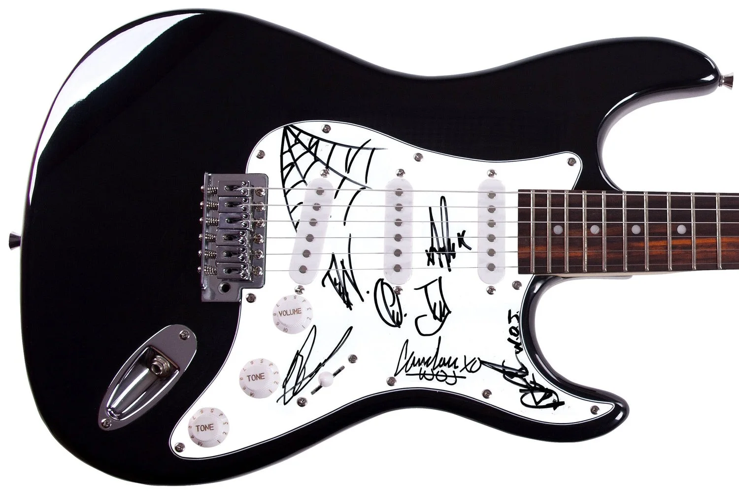 Walls Of Jericho Signed Autographed Guitar Chris Jericho WWE, изображение 2