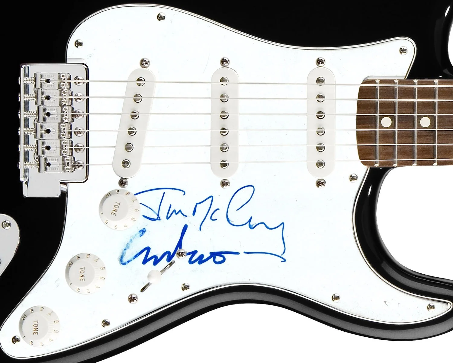 The Yardbirds Signed Autographed Guitar, image 2
