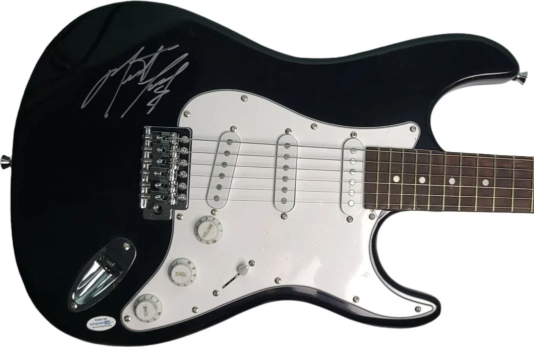 Meat Loaf Signed Autographed Irin Guitar Exact Proof ACOA, image 2