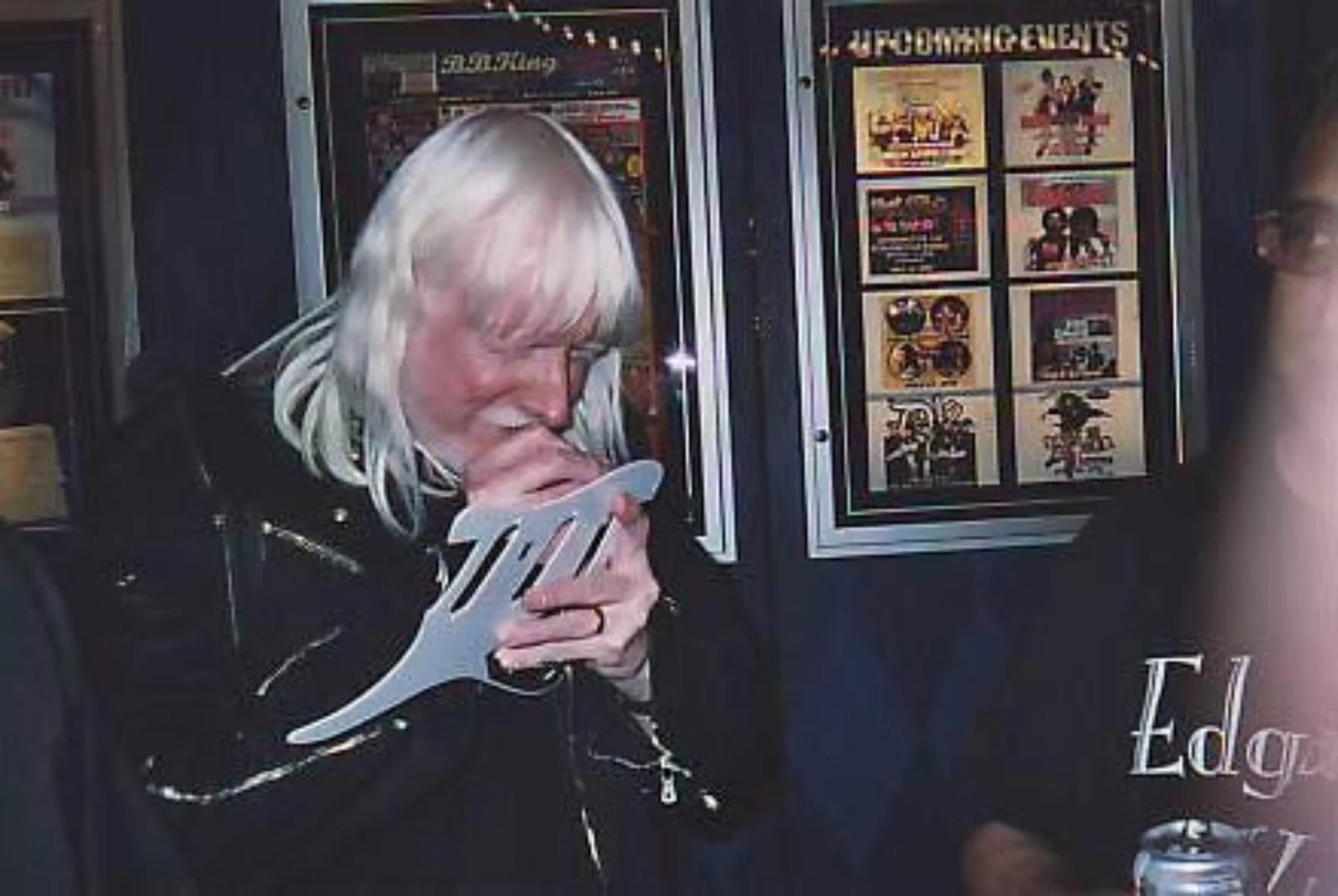Edgar Winter Signed Autographed 11x14 Rock Star on Stage Photo ACOA, изображение 3