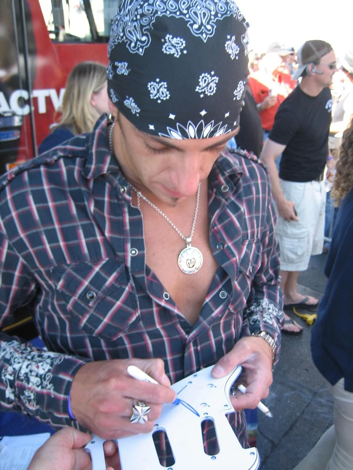 Trent Tomlinson Signed Autographed Guitar ACOA PSA, image 5