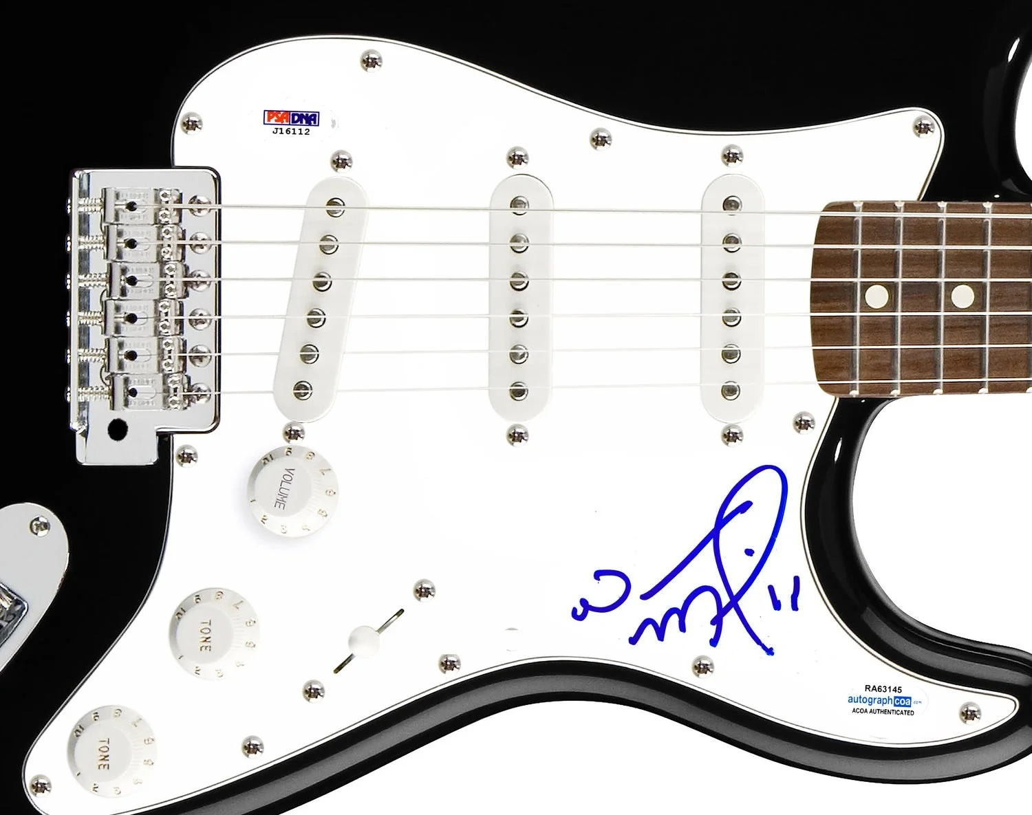 Wynton Marsalis Signed Autographed Guitar ACOA, image 2
