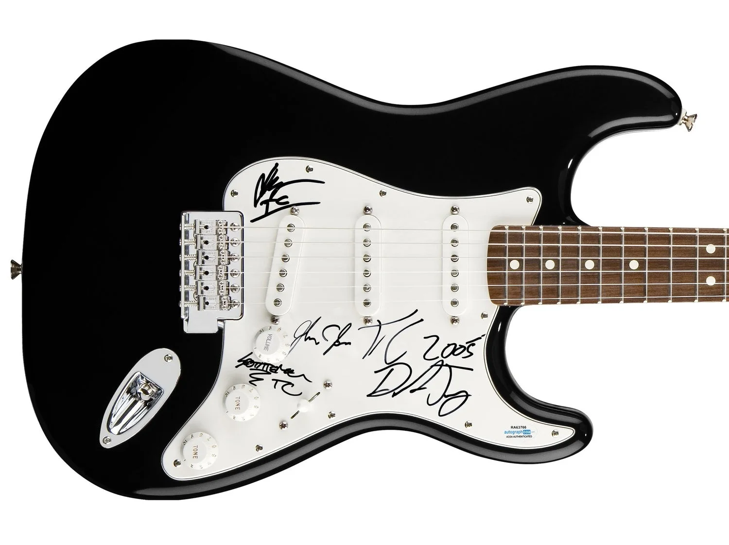 Trauma Concept Signed Autographed Guitar ACOA, image 2