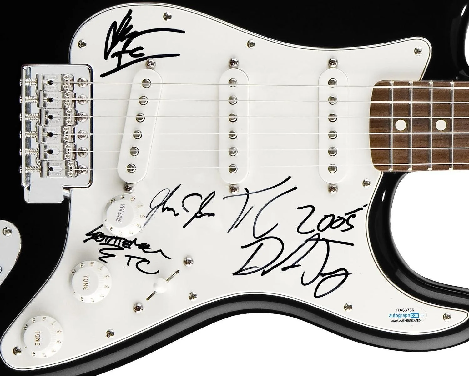 Trauma Concept Signed Autographed Guitar ACOA, image 3