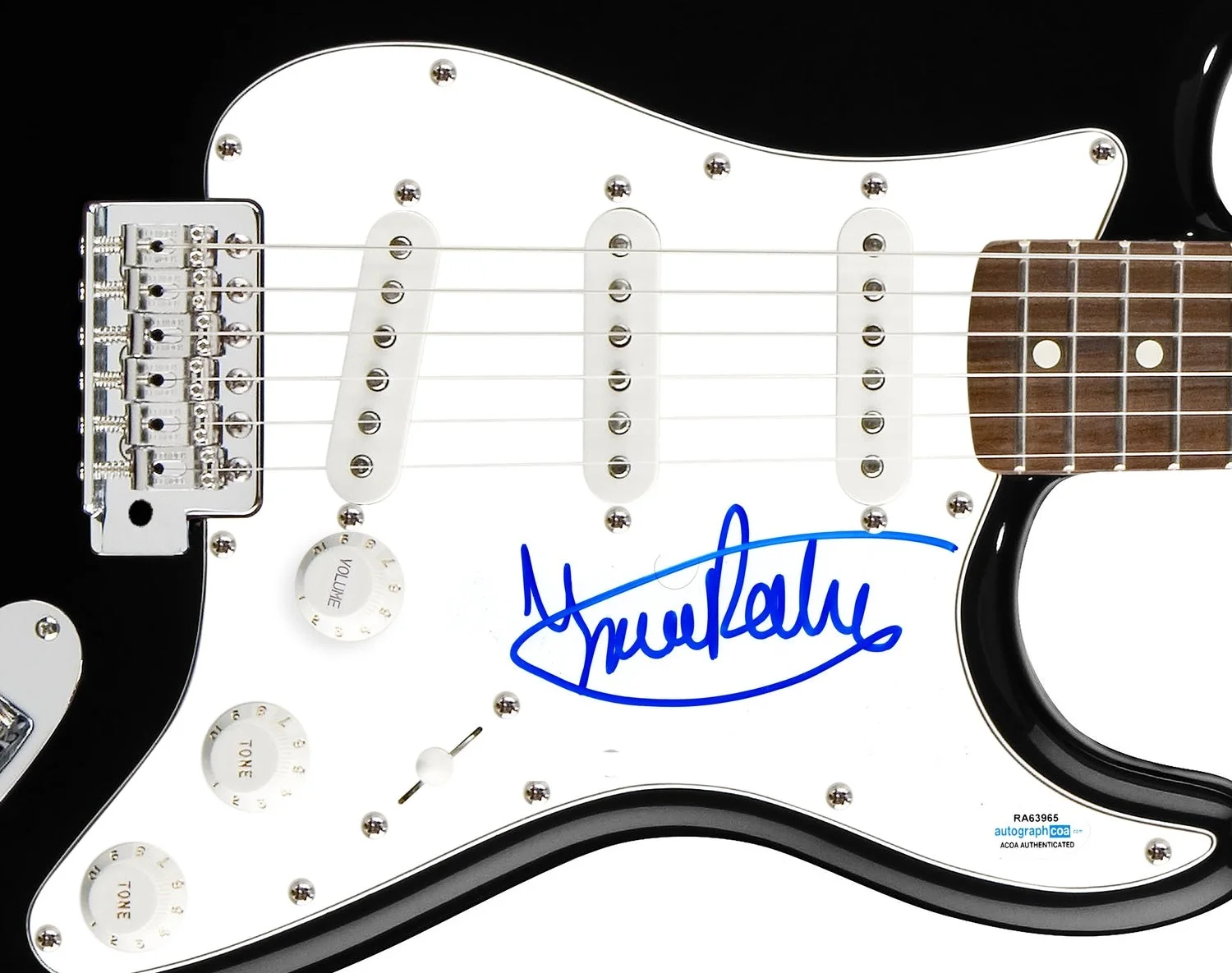 Trevor Rabin Signed Autographed Guitar ACOA, image 2